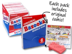 Bazooka Original Gum 6 Pce Box Of 12
