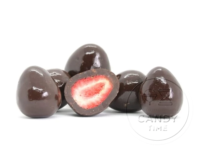 Premium Dark Chocolate Freeze Dried Strawberries 500g Bag 3 Premium Dark Chocolate Freeze Dried Strawberries 500g Bag