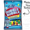Dubble Bubble Gum Balls Assorted Refill Bag Single -AU Candy Sales 2024 dubble bubble assorted refill 1