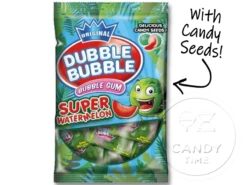 Dubble Bubble Watermelon Gum Bag Box Of 12