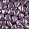 Milk Chocolate Foil Hearts 1kg Bag Lilac -AU Candy Sales 2024 foil hearts lilac