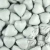 Milk Chocolate Foil Hearts 1kg Bag White -AU Candy Sales 2024 foil hearts white