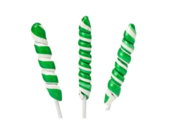 Green Mini Unicorn Lollipops Box Of 24
