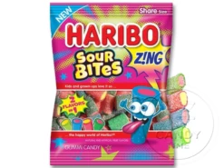 Haribo Sour 2 In 1 Bites Peg Bag Box Of 12