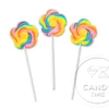 Large Flower Shaped Swirl Lollipops Box Of 12 -AU Candy Sales 2024 large flower shaped swirl lollipop
