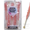 Crystal Rock Candy Sticks Watermelon Light Pink 5 Pack