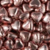 Lolliland Milk Chocolate Foil Hearts 500g Bag Rose Gold -AU Candy Sales 2024 lolliland foil hearts dusty pink 1