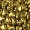 Lolliland Milk Chocolate Foil Hearts 1kg Bag Gold -AU Candy Sales 2024 lolliland foil hearts gold