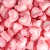 Lolliland Heart Shaped Marshmallows Pink 1kg Bag -AU Candy Sales 2024 marshmallows hearts pink