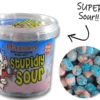 Maxons Stupidly Sour Bubblegum Flavour Tub Box Of 12 -AU Candy Sales 2024 maxons stupidly sour bubblegum tub