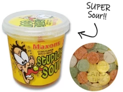 Maxons Stupidly Sour Citrux Mix Tub Box Of 15