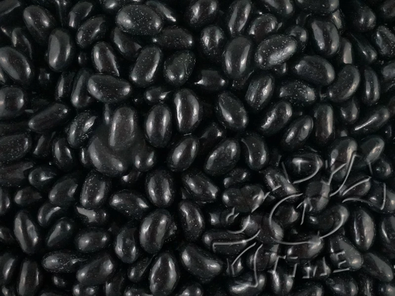 Mini Jelly Beans Black 1kg Bag 3 Mini Jelly Beans Black 1kg Bag