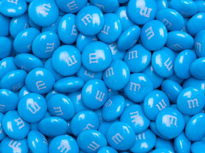 M&Ms Blue 3 M&Ms Blue