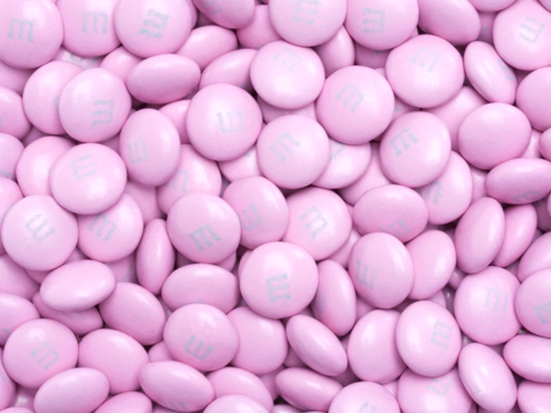 M&Ms Pink (Light) 3 M&Ms Pink (Light)