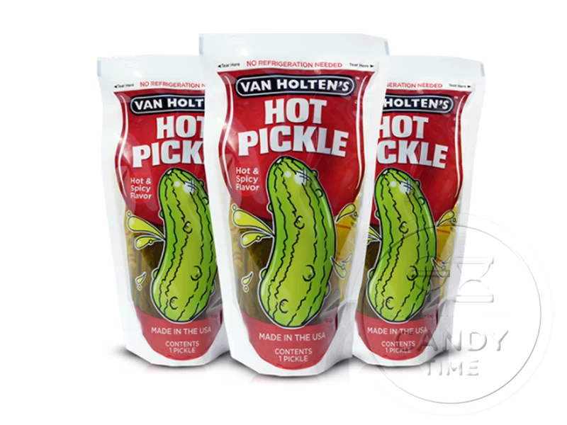 Pickle In A Pouch - Jumbo Hot Pickle 3 Pickle In A Pouch - Jumbo Hot Pickle