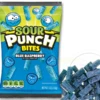 Sour Punch Bites Blue Raspberry Bag Box Of 12 -AU Candy Sales 2024 sour punch bites blue raspberry