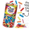 Fizzy Gum Bangaz 500pc Tub -AU Candy Sales 2024 sour rainbow gum bangaz 500pce