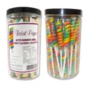 Rainbow Twist Pops 48pc Tub -AU Candy Sales 2024 sweet treats rainbow twist pops