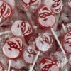 Santa Claus Flat Lollipops Red 67pce Bag -AU Candy Sales 2024 sweet treats santa lollipops
