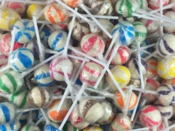 Swirl Ball Lollipops Mixed 1kg Bag