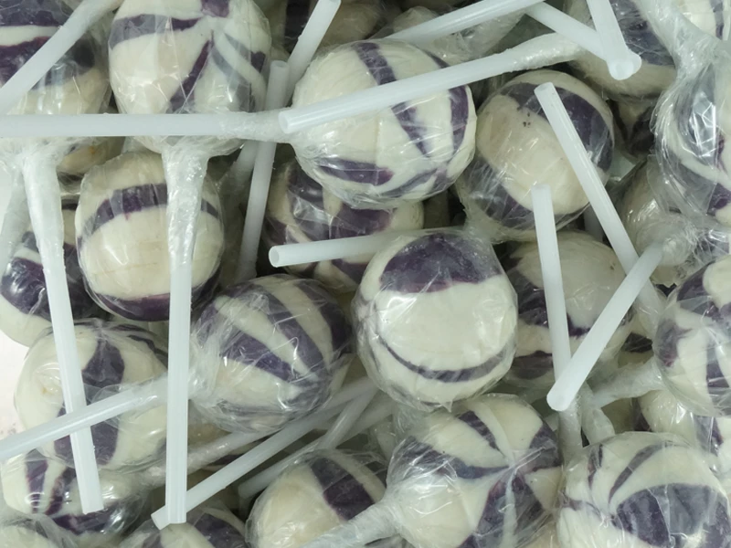 Swirl Ball Lollipops Purple 1kg Bag 3 Swirl Ball Lollipops Purple 1kg Bag