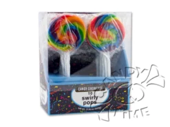 Swirly Pops Rainbow 500g 10 PACK