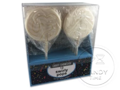 Swirly Pops White 12 Pack