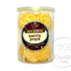 Swirly Lollipops 24pc Tub Yellow -AU Candy Sales 2024 swirly pops yellow