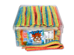 TNT Rainbow Sour Straps 1.4kg Tub