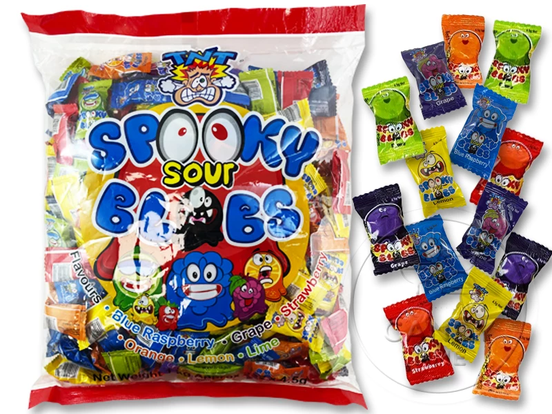 TNT Spooky Sour Blobs 222 Pce 3 TNT Spooky Sour Blobs 222 Pce