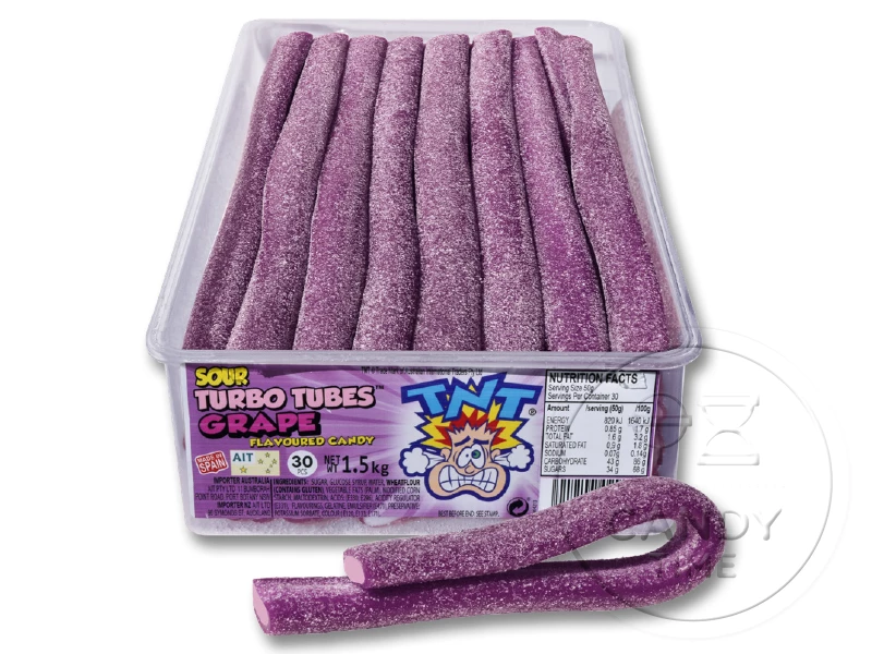 TNT Turbo Tubes Grape 30pc Tub 3 TNT Turbo Tubes Grape 30pc Tub