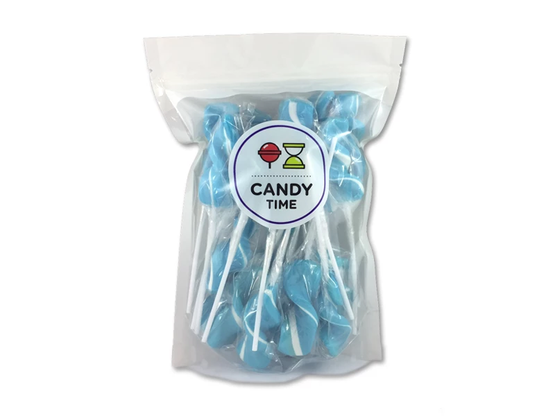 Twirly Lollipops 24pc Bag Blue 3 Twirly Lollipops 24pc Bag Blue