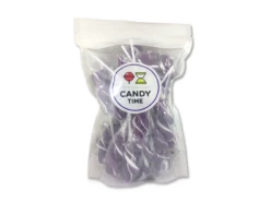 Twirly Lollipops 24pc Bag Purple